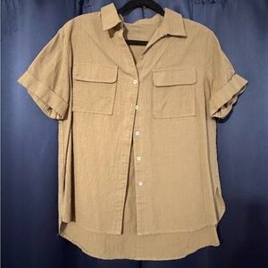 Army Green Button Up Shirt